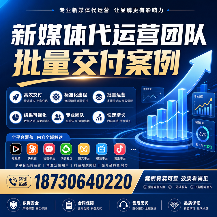 七台河代运营公司多客户账号批量高效交付案例